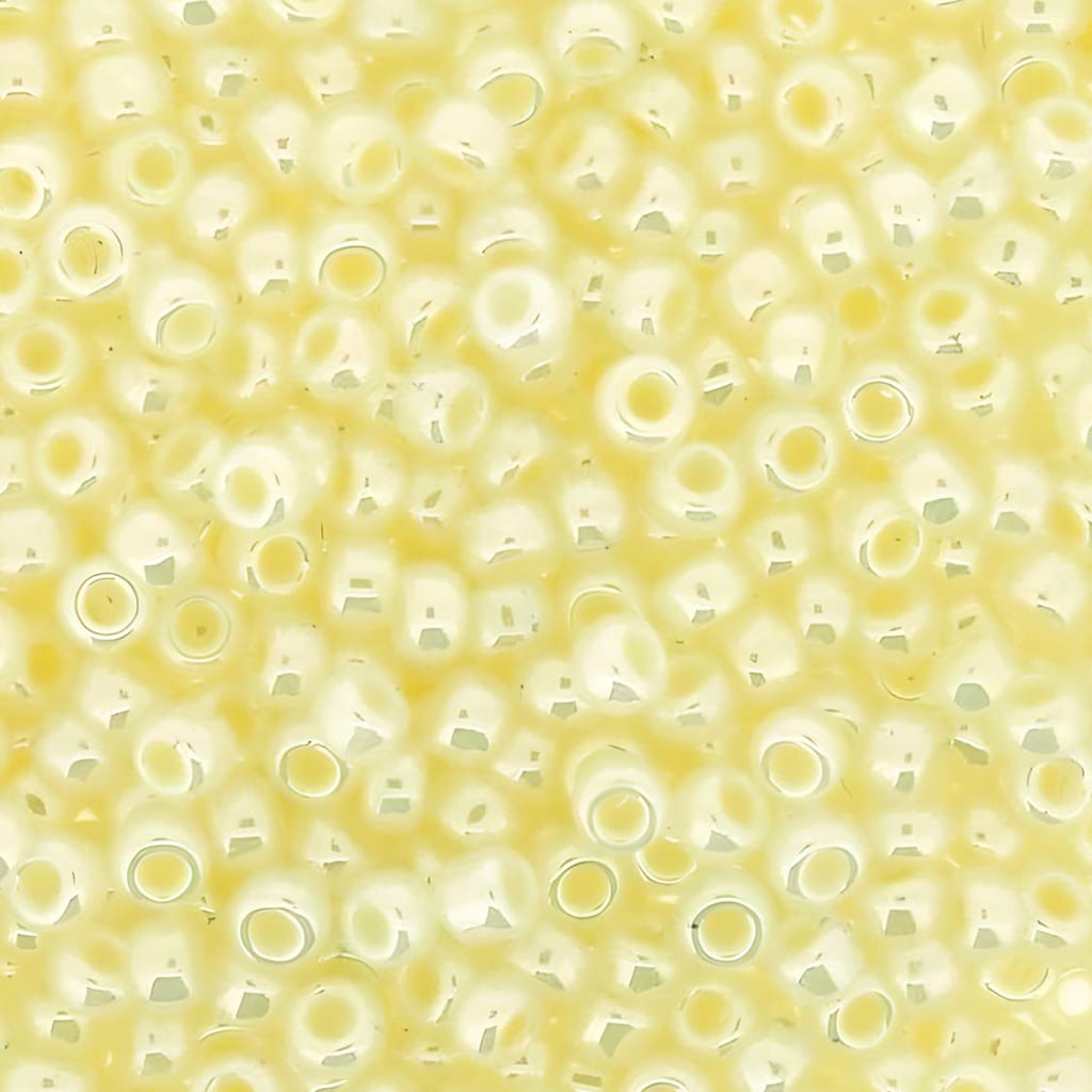 Miyuki Round Seed Beads Size 8/0 Butter Cream Ceylon 22GM