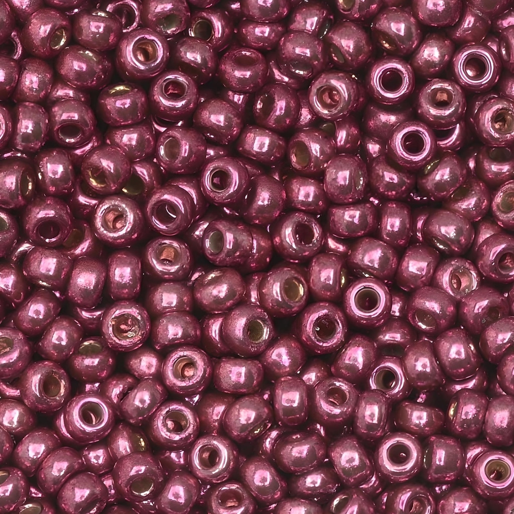 Miyuki Round Seed Beads Size 11/0 Duracoat Galvanized Magenta 24GM