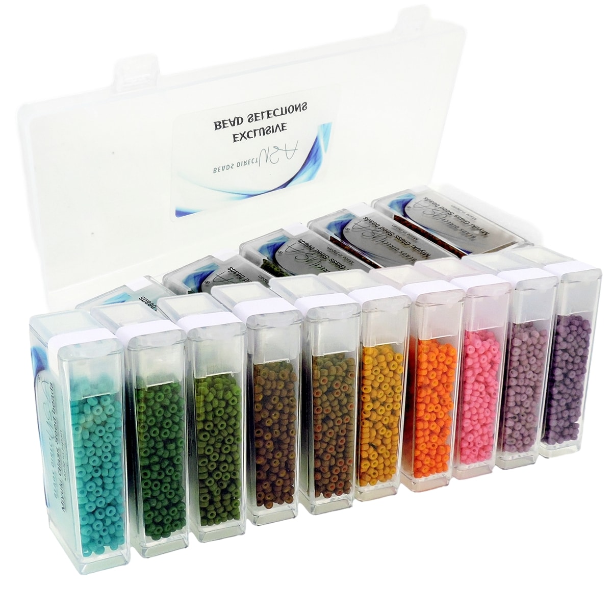 Set of 10 Colors 100GM Miyuki Size 11/0 Round Seed Beads – Wildflower Collection
