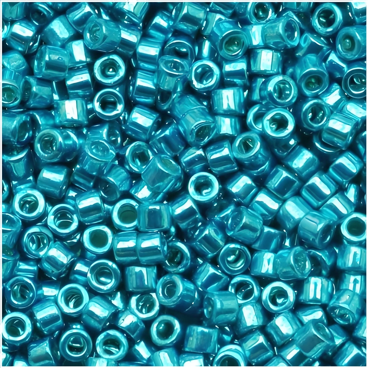 DB0427 Miyuki Delica Seed Beads Size 11/0 Galvanized Dark Aqua 7.2GM