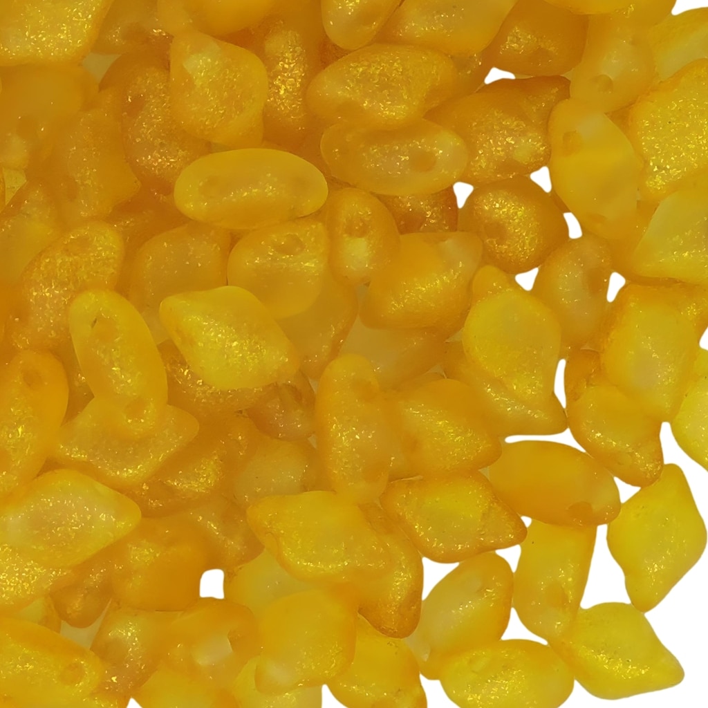 GemDuo Beads 2-Hole 8x5mm 10GM – Frozen Matte Orange
