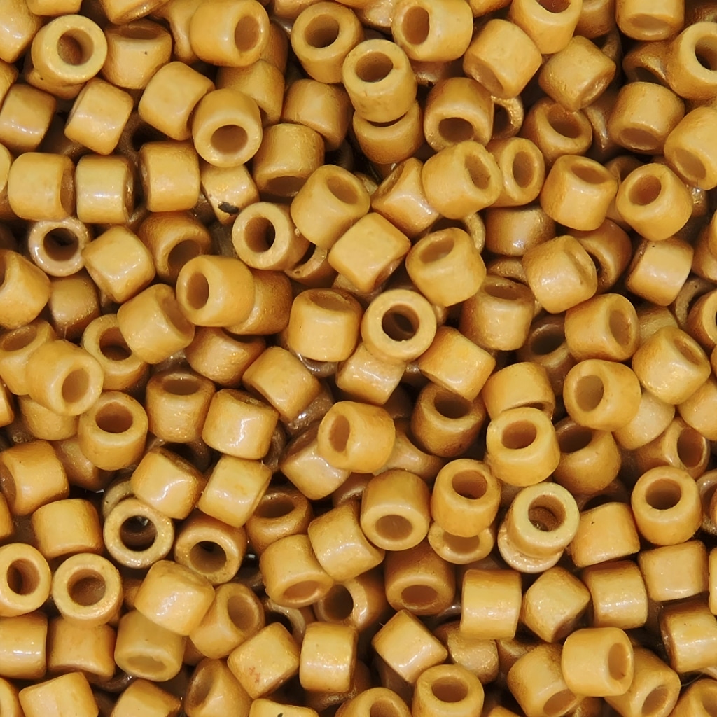 DB1833F Miyuki Delica Seed Beads 11/0 Duracoat Galvanized Yellow Gold Matte