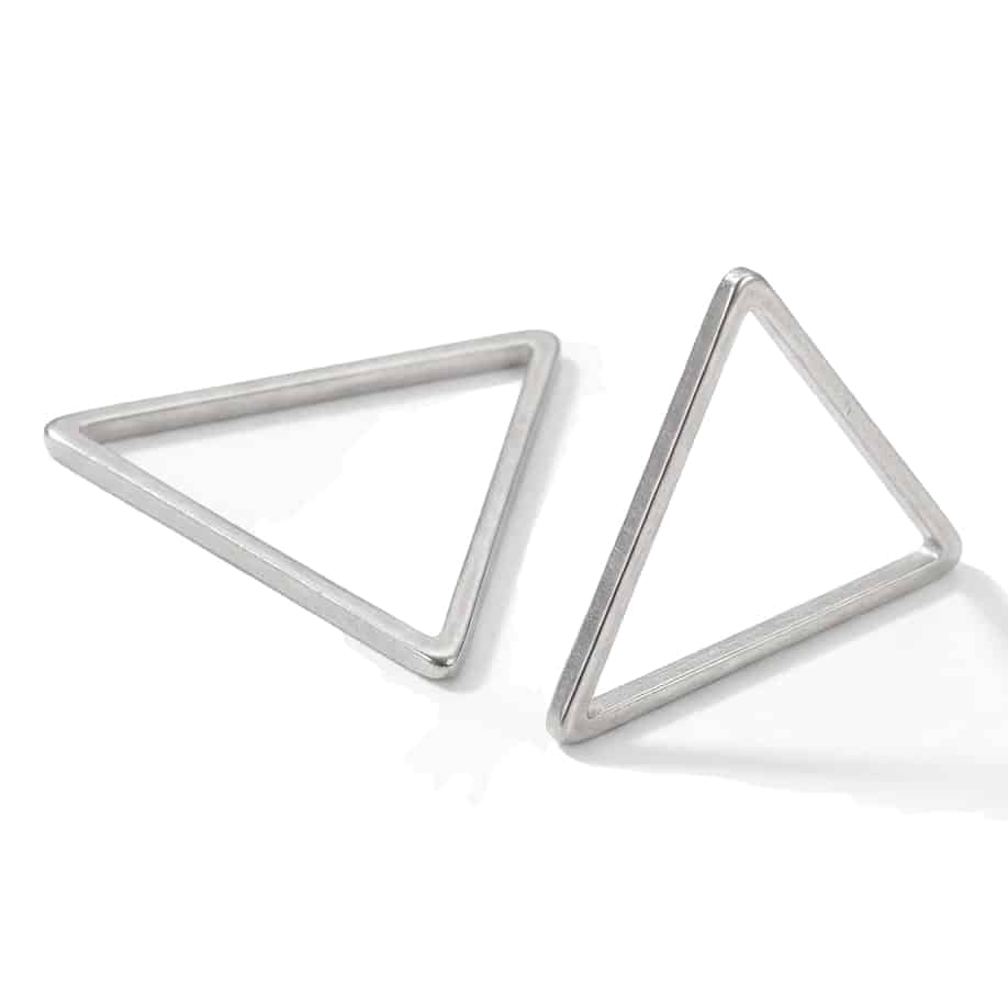 Tarnish Resistant Stainless Steel Earring Hoop Linking Rings 20 x 22.5mm Silver 10pcs