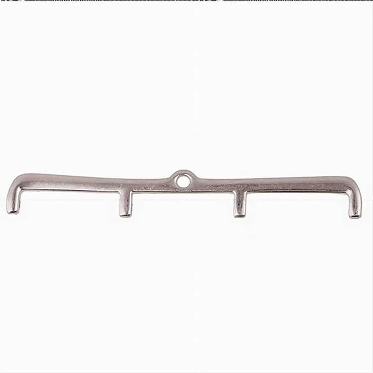 Cymbal Bead End Maronia IV for 8/0 Beads Antique Silver
