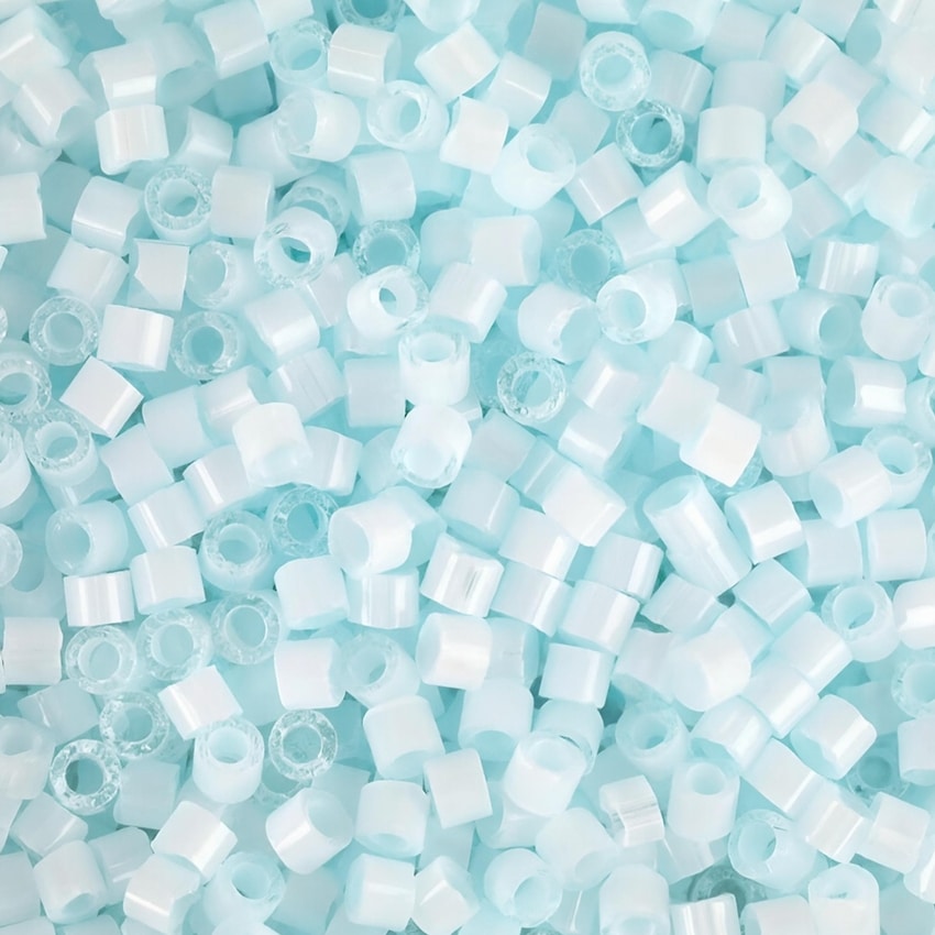 DB1859 Miyuki Delica Beads 11/0 Silk Inside Frozen Blue 7.2GM