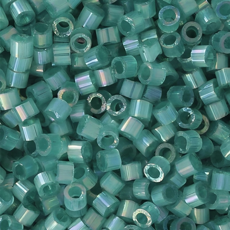 DB1870 Miyuki Delica Beads 11/0 Silk Inside Emerald AB 7.2GM