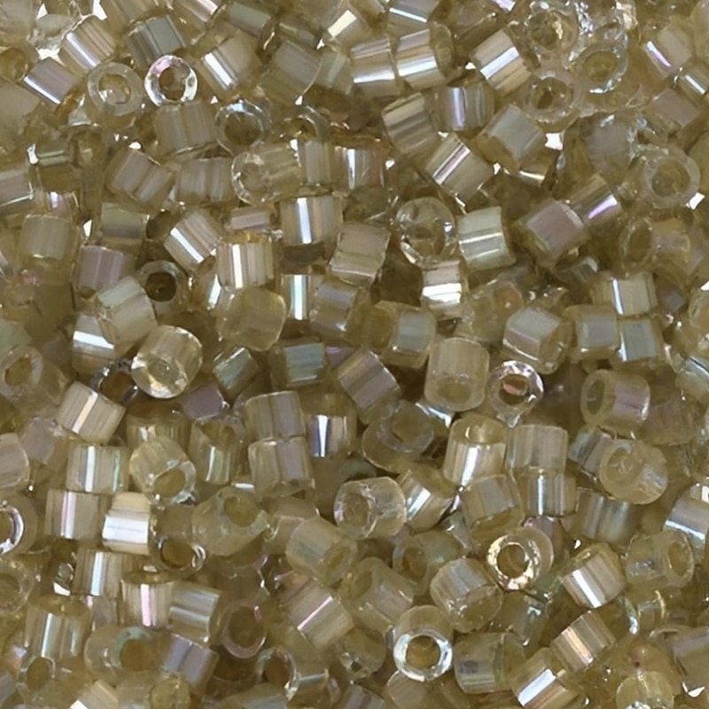 DB1876 Miyuki Delica Beads 11/0 Silk Inside Light Cactus AB 7.2GM