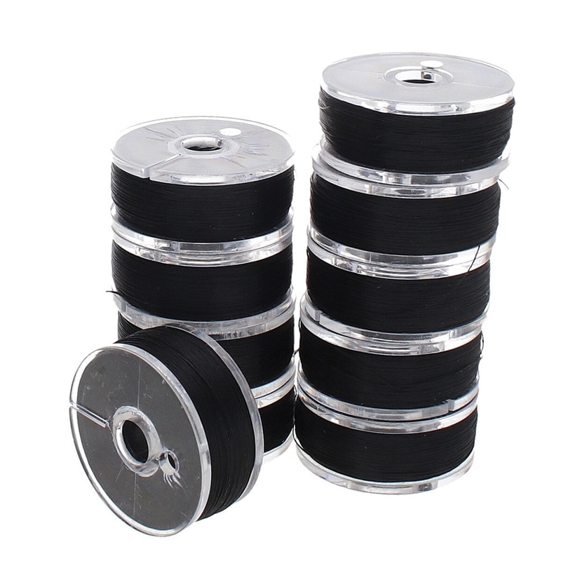 Nyline Beading Thread Black Size B 0.20mm 75YD