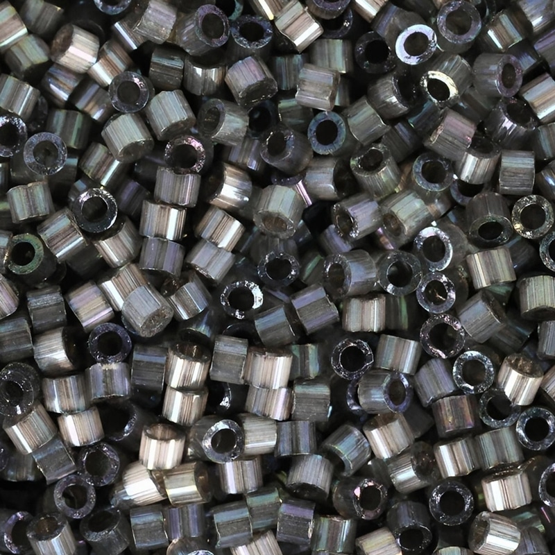 DB1818 Miyuki Delica Beads 11/0 Rustic Gray Silk Satin 6.5GM