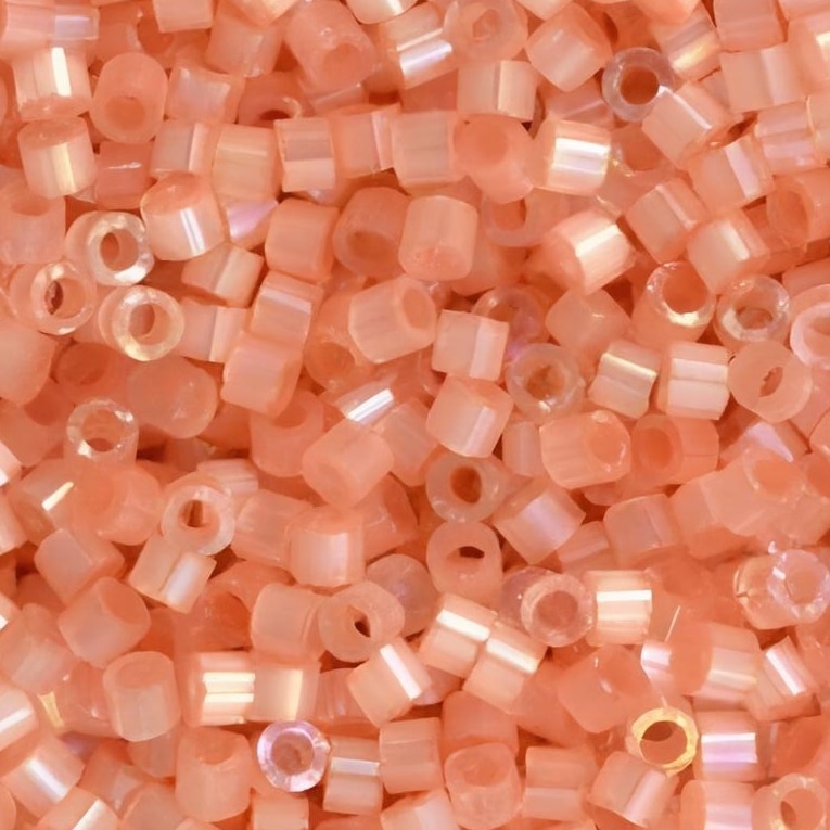 DB1863 Miyuki Delica Beads 11/0 Silk Inside Cinnamon AB 7.2GM