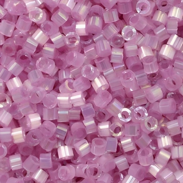DB1866 Miyuki Delica Beads 11/0 Silk Inside Orchid AB 7.2GM