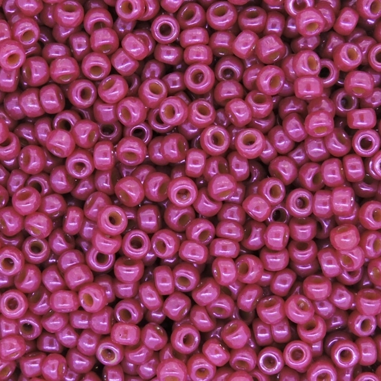 Miyuki Round Seed Beads Size 11/0 Opaque Fuchsia 24GM