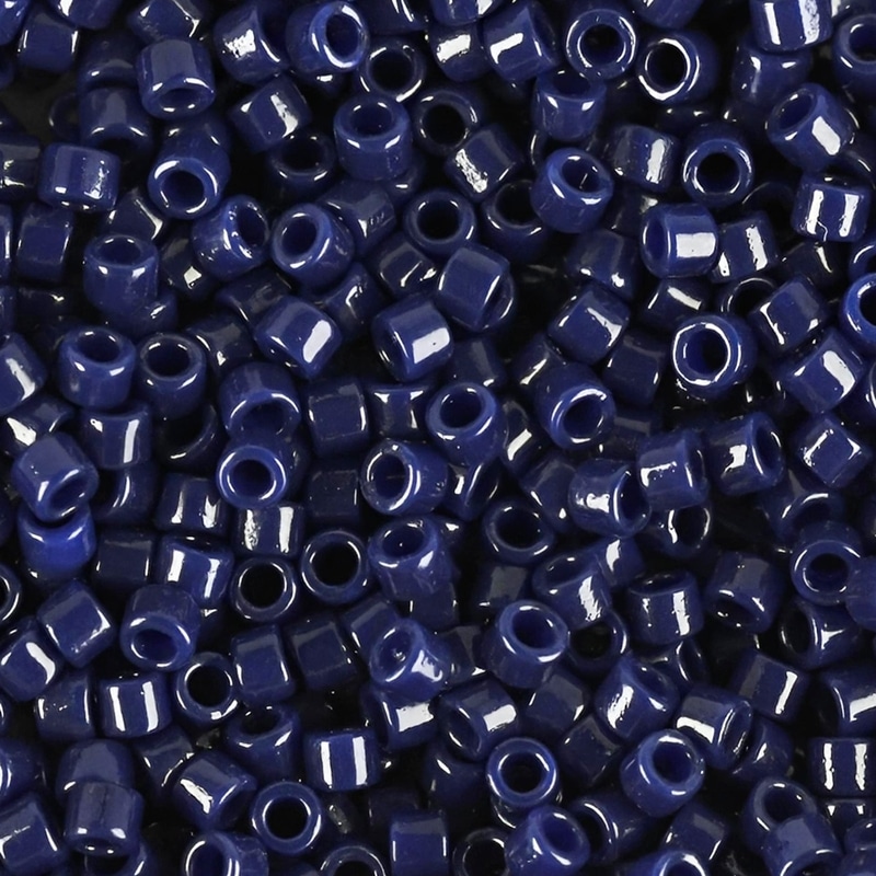 DB2144 Miyuki Delica Beads Size 11/0 Duracoat Opaque Cobalt 7.2GM