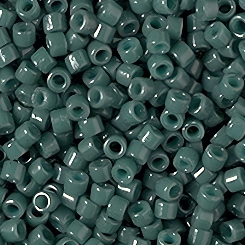 DB2358 Miyuki Delica Seed Beads 11/0 Duracoat Op Dk Spruce Green7.2GM