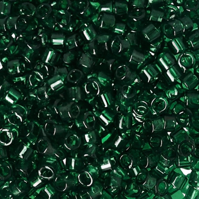 DB0713 Miyuki Delica Seed Beads 11/0 Transparent Green 7.2GM