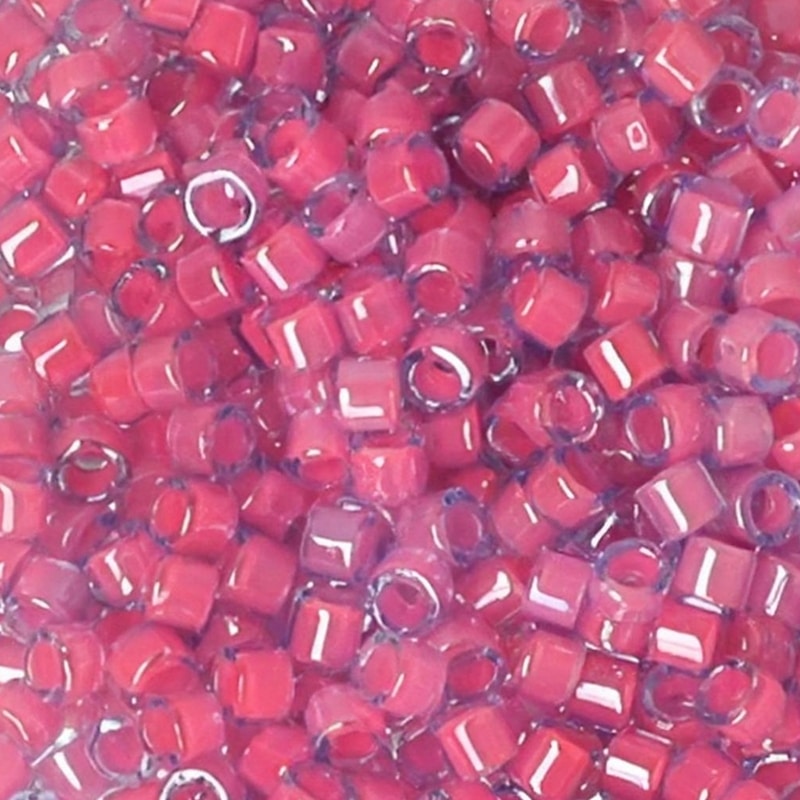 DB2048 Miyuki Delica Beads Size 11/0 Luminous Pink Taffy 7.2GM