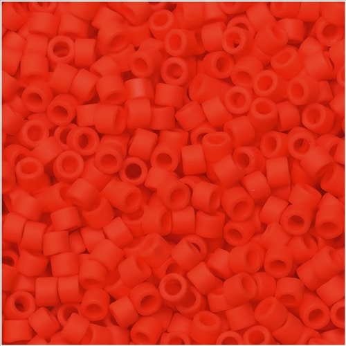 DB0757 Miyuki Delica Beads Size 11/0 Matte Opaque Light Siam 7.2GM