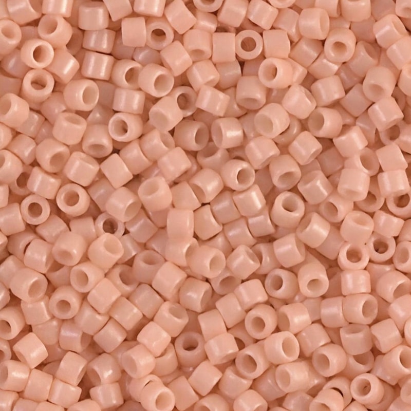 DB2111 Miyuki Delica Seed Beads 11/0 Duracoat Opaque Tea Rose 7.2GM