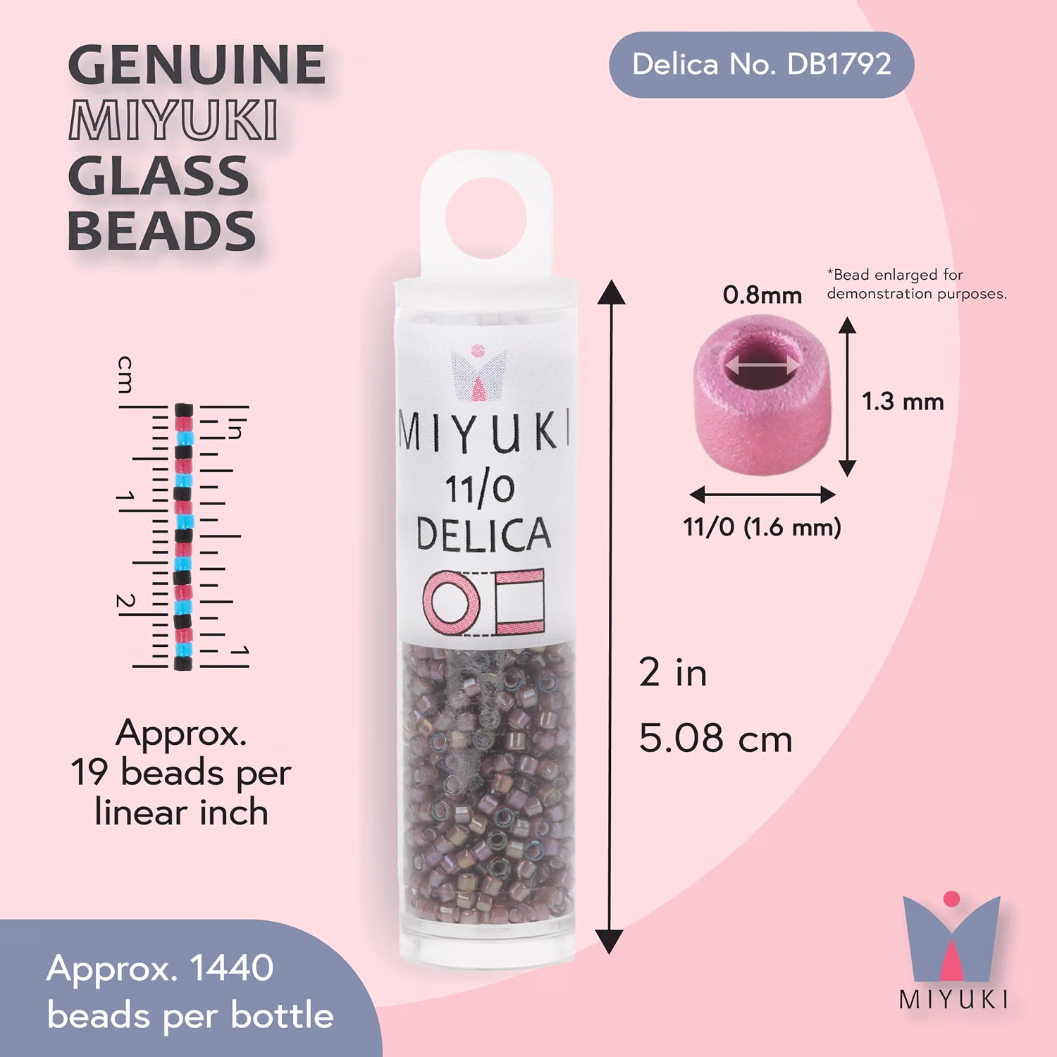 DB1792 Miyuki Delica Seed Beads