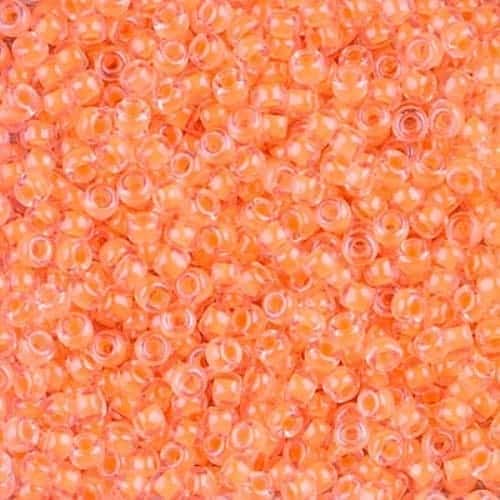 Miyuki Round Seed Beads Size 8/0 Luminous Creamsicle 24GM