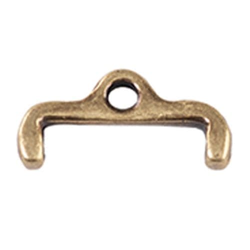 Cymbal Bead End 2pcs Skafi II for 11/0 Beads Antique Brass