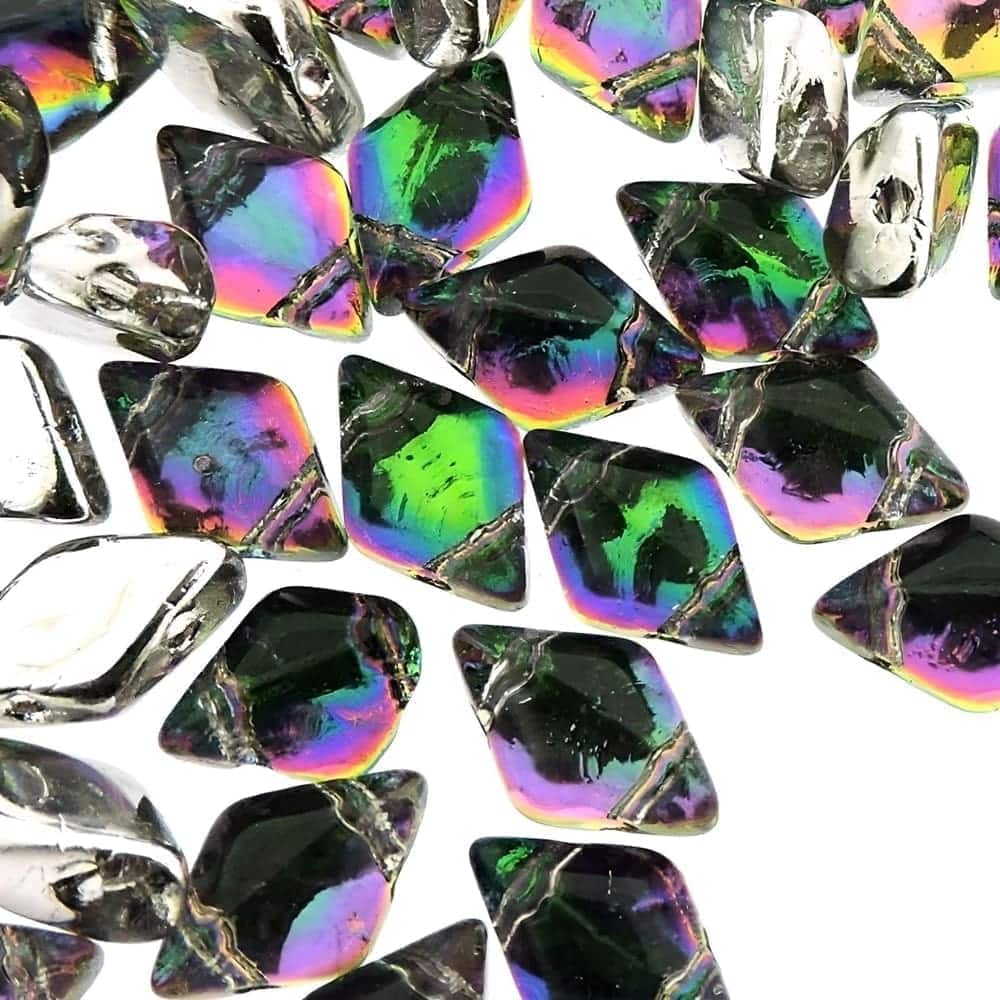 GemDuo Beads 2-Hole 8x5mm 10GM – Backlit Spectrum
