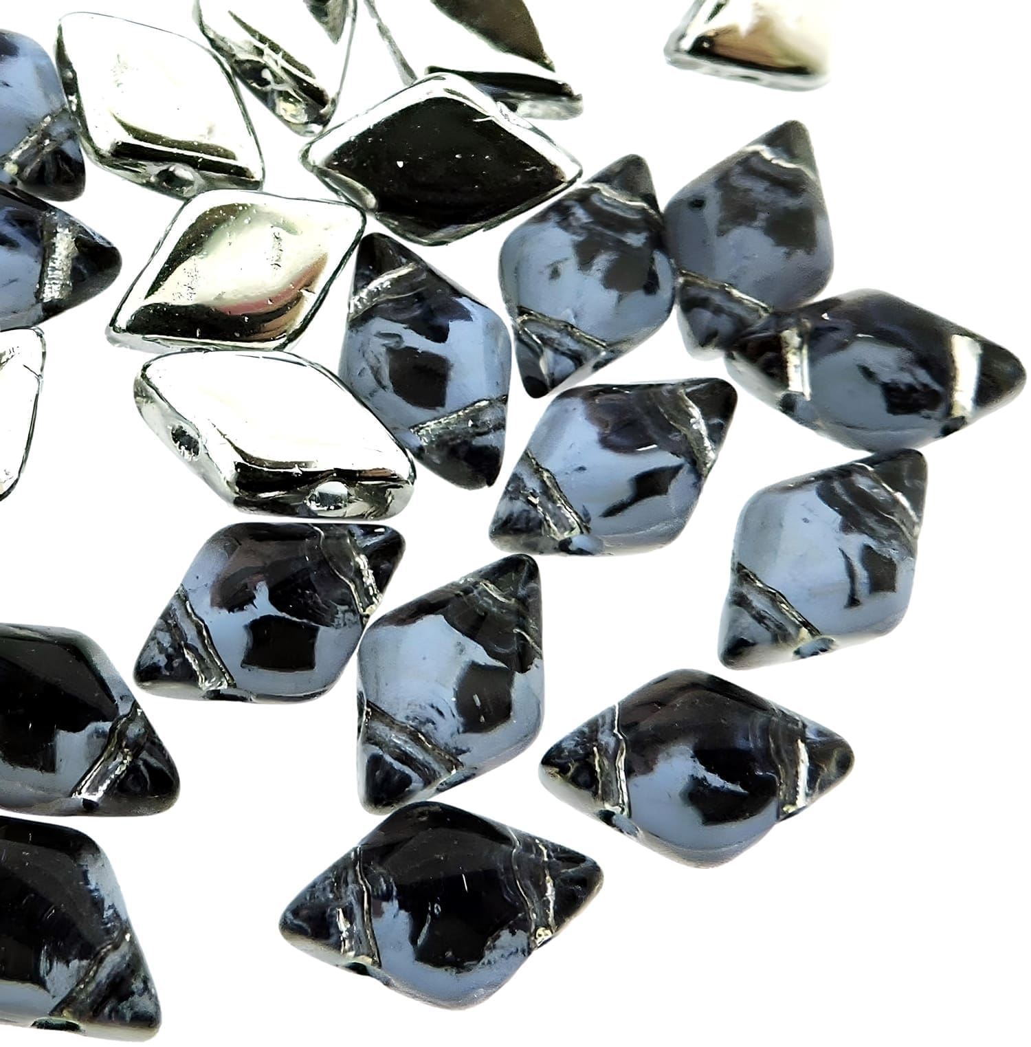 GemDuo Beads 2-Hole 8x5mm 10GM – Backlit Periwinkle