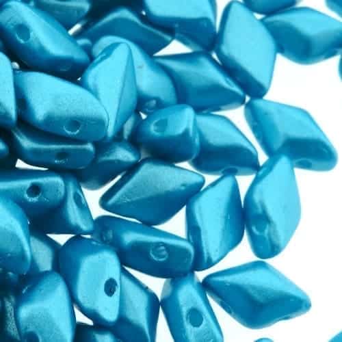 GemDuo Beads 2-Hole 8x5mm 10GM- Pearl Shine Azuro