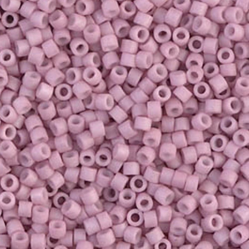 DB0355 Miyuki Delica Seed Beads 11/0 Matte Rose 7.2GM