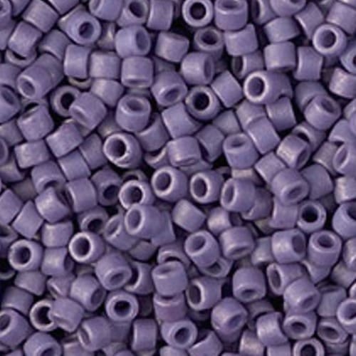 DB2293 Miyuki Delica Seed Beads 11/0 Frosted Opaque Glazed Purple