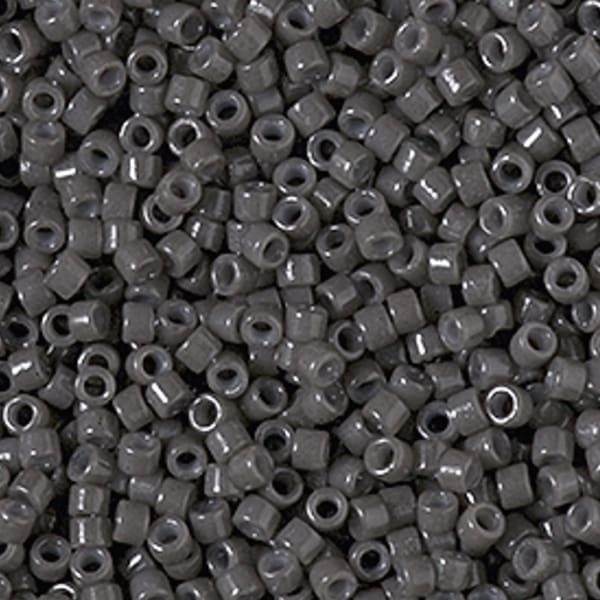 DB2368 Miyuki Delica Seed Beads 11/0 Opaque Charcoal Gray