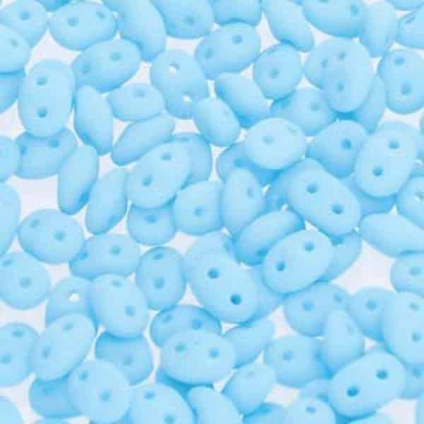 SuperDuo Beads Two-hole 5×2.5mm Bondeli Blue Raspberry 22.5GM