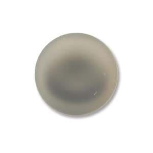 Lunasoft Lucite Cabochon 14mm Round Gray
