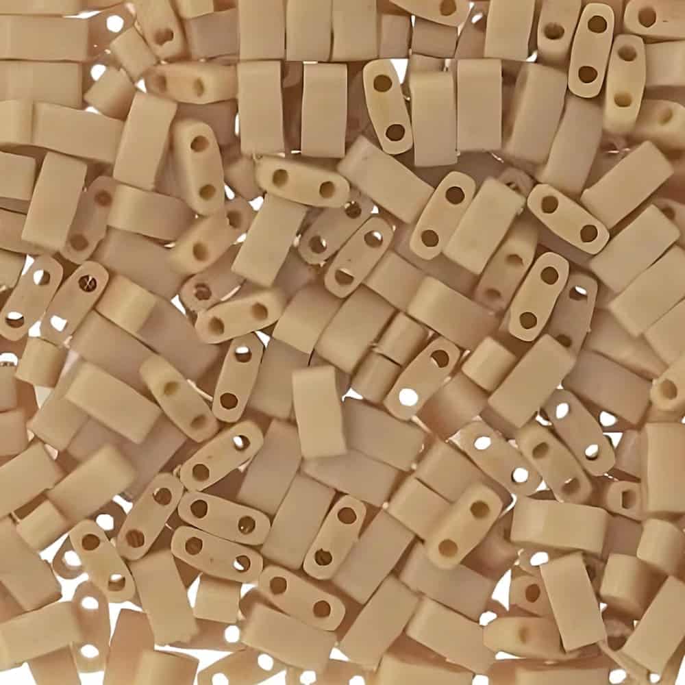 Miyuki Half Tila Beads 2.3 x 5mm 7.8GM Opaque Dark Pear