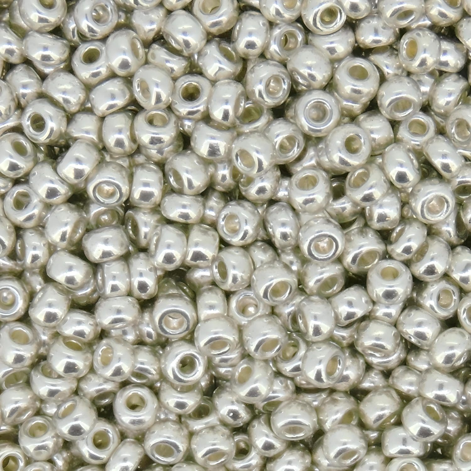 Miyuki Round Seed Beads Size 11/0 Galvanized Silver 23GM