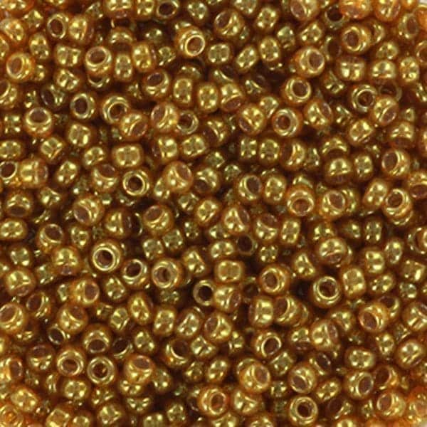 Miyuki Round Seed Beads Size 11/0 Alabaster Luster Spice 22GM