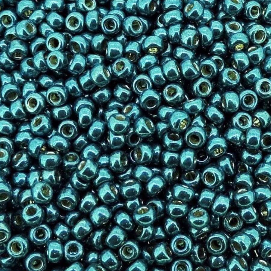 Miyuki Round Seed Beads Size 11/0 Duracoat Galvanized Posedion 24GM