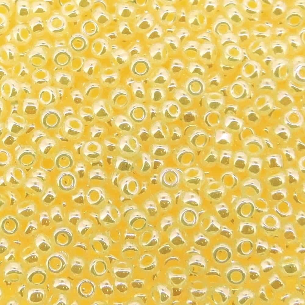 Miyuki Round Seed Beads Size 11/0 Creamy Yellow Ceylon 24GM