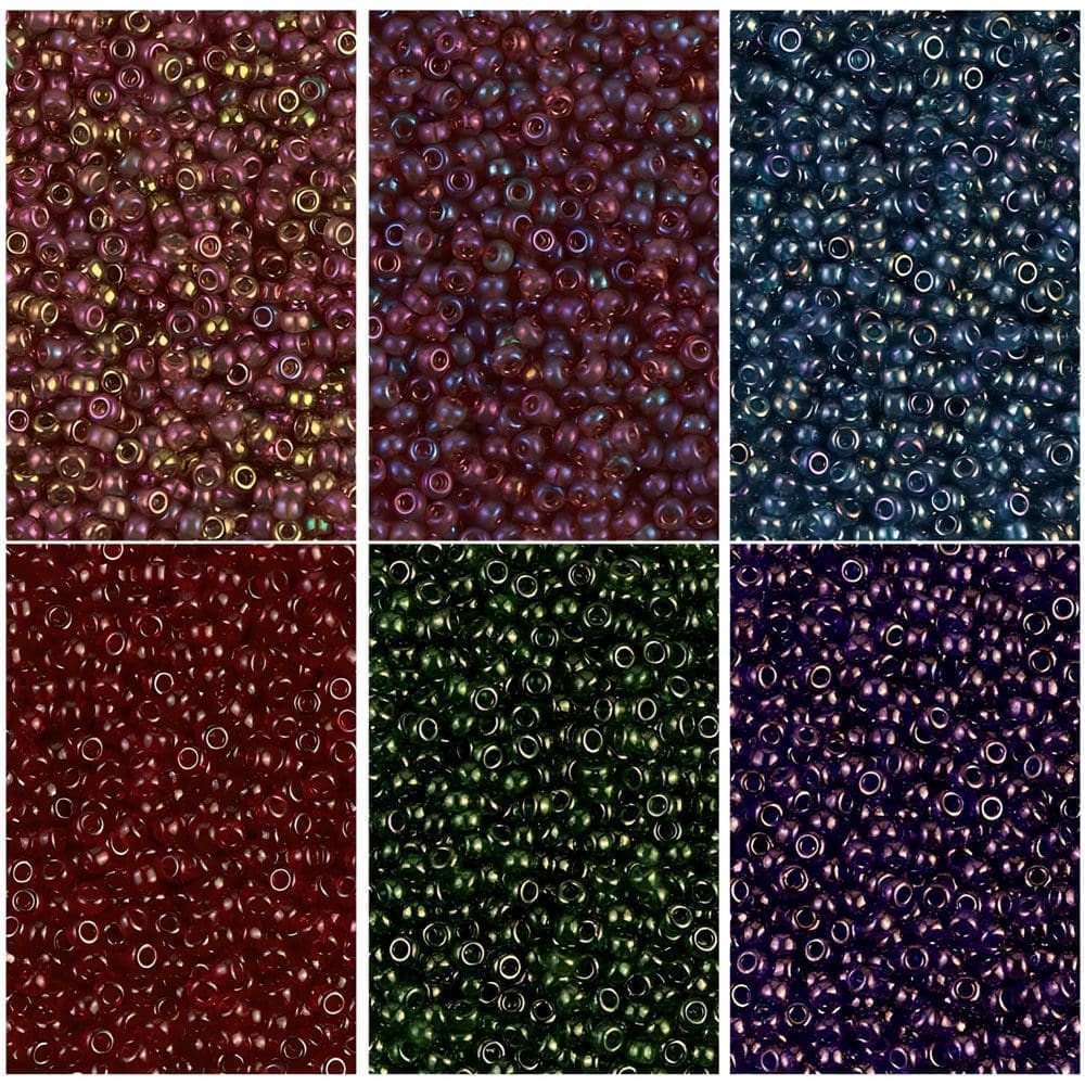 Miyuki Round Seed Beads Size 11/0 Gold Luster Combo