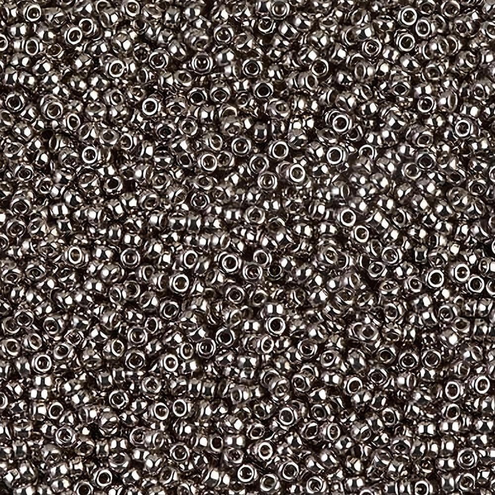 Miyuki Round Seed Beads Size 15/0 Steel 8.2GM