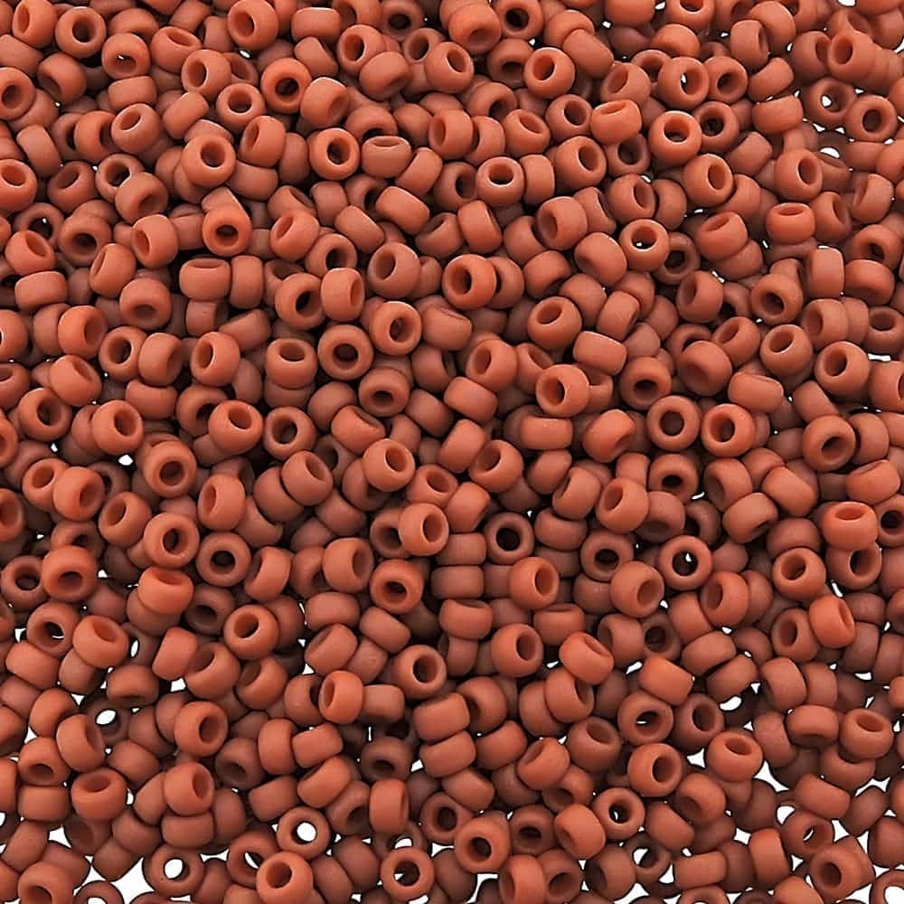 Miyuki Round Seed Beads Size 15/0 Burnt Sienna 8.2GM
