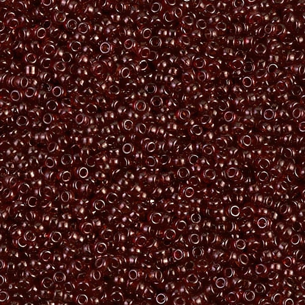 Miyuki Round Seed Beads 15/0 Garnet Gold Luster 8.2GM