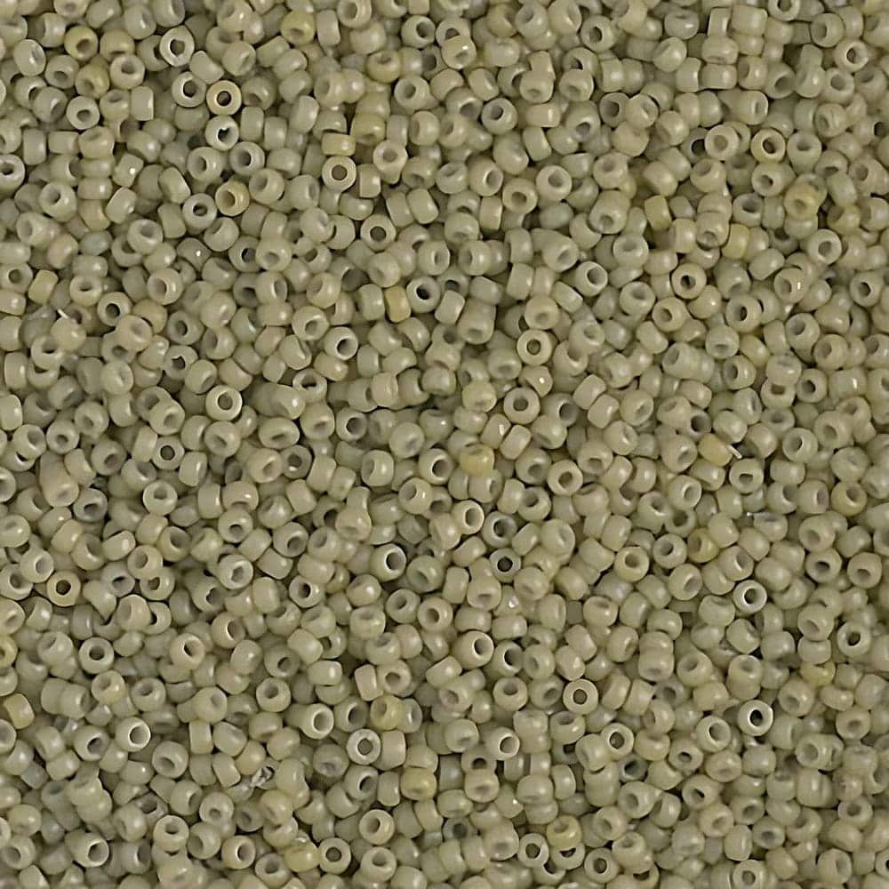 Miyuki Round Seed Beads 15/0 Duracoat Opaque Forest Green 8.2GM