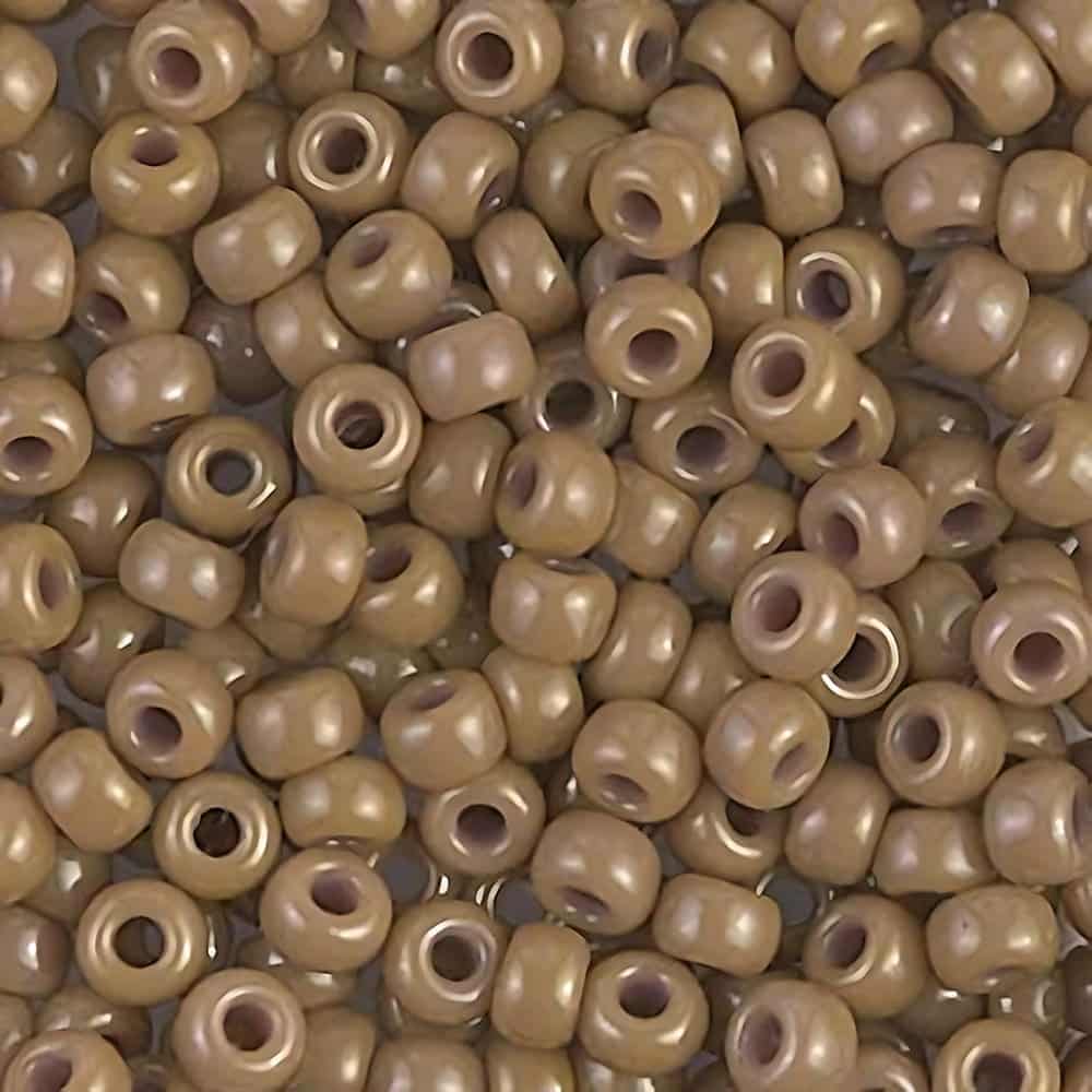 Miyuki Round Seed Beads 6/0 Opaque Latte 20GM 6-1461