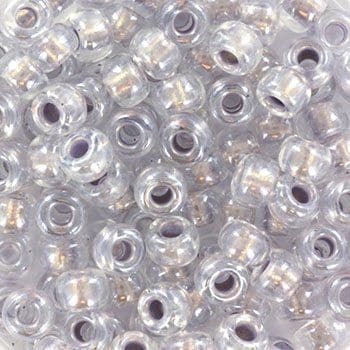 Miyuki Round Seed Beads 6/0 Pearlized Silver Gray 20GM 6-4613