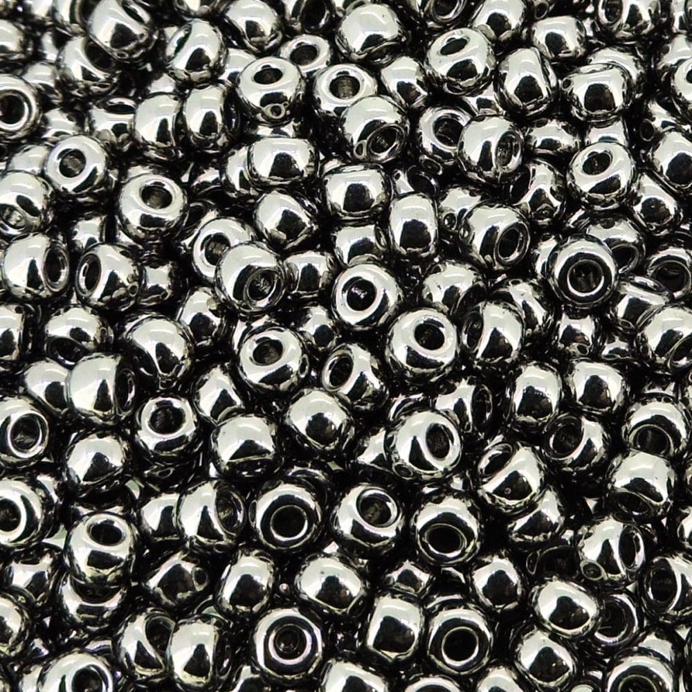 Miyuki Round Seed Beads Size 8/0 Nickel Plated 22GM