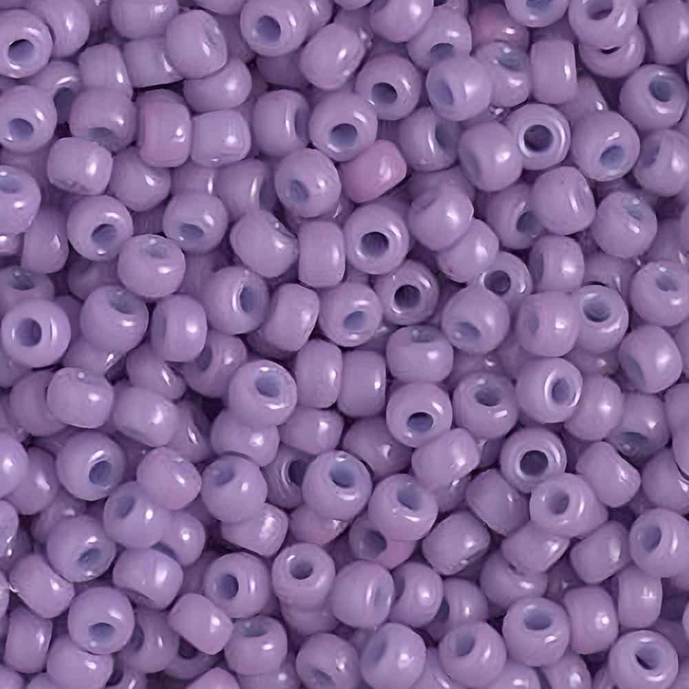 Miyuki Round Seed Beads Size 8/0 Duracoat Opaque Lilac 22GM
