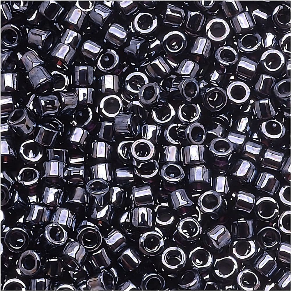 DB0001 Miyuki Delica Seed Beads 11/0 Gunmetal Gray 7.2GM