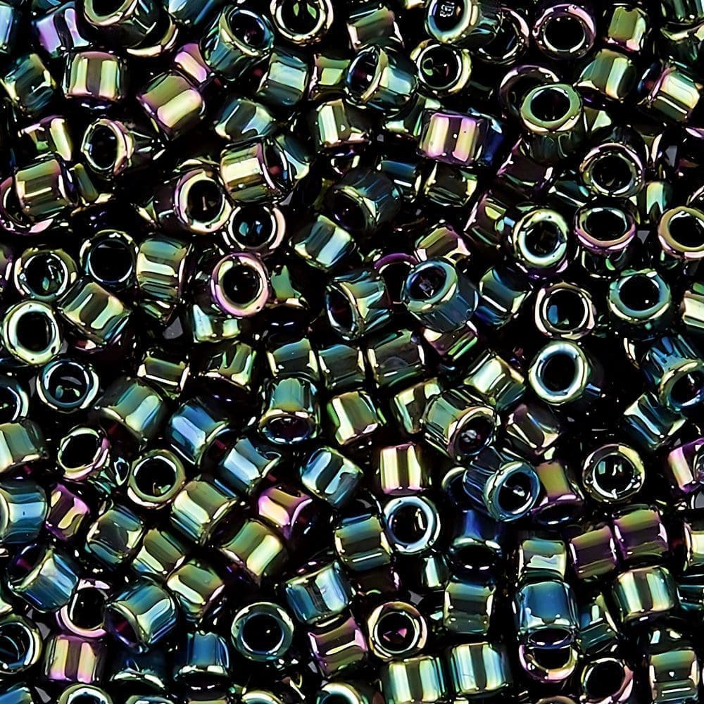 DB0003 Miyuki Delica Seed Beads 11/0 Green Iris 7.2GM