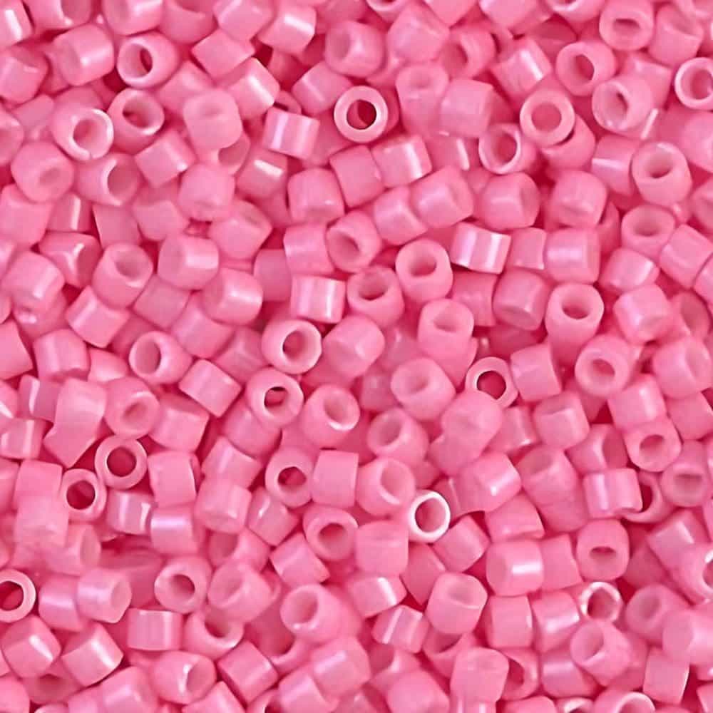 DB1371 Miyuki Delica Seed Beads 11/0 Opaque Carnation Pink 7GM